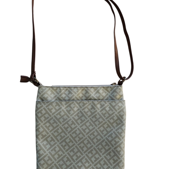 Tommy Hilfiger Brown and Cream Crossbody Bag - Picture 2 of 4